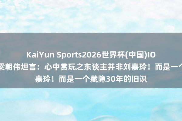 KaiYun Sports2026世界杯(中国)IOS/安卓官方下载 梁朝伟坦言：心中赏玩之东谈主并非刘嘉玲！而是一个藏隐30年的旧识