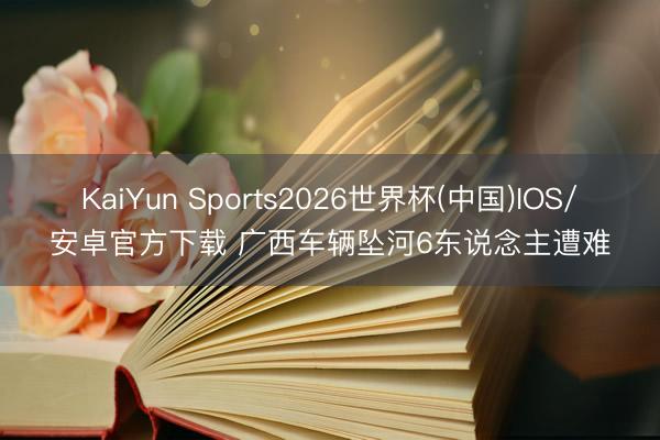 KaiYun Sports2026世界杯(中国)IOS/安卓官方下载 广西车辆坠河6东说念主遭难